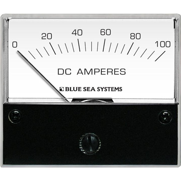 Blue Sea 8017 DC Analog Ammeter - 2-3/4" Face, 0-100 Amperes DC [8017] - Premium Meters & Monitoring from Blue Sea Systems - Just $129.99! Shop now at Brushy Creek Marine