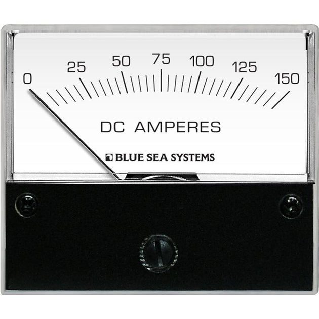 Blue Sea 8018 DC Analog Ammeter - 2-3/4" Face, 0-150 Amperes DC [8018] - Premium Meters & Monitoring from Blue Sea Systems - Just $129.99! Shop now at Brushy Creek Marine