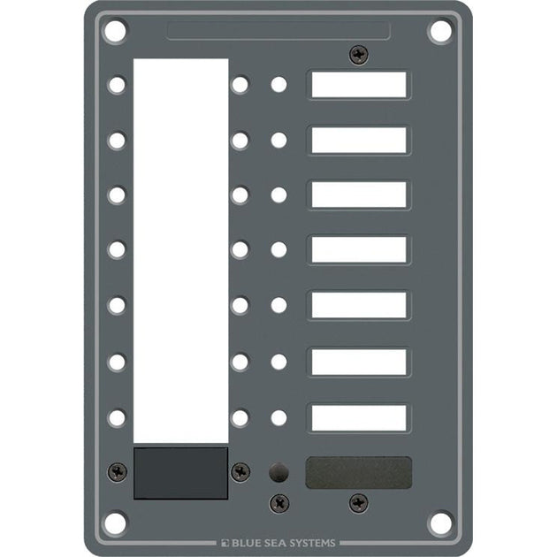 Blue Sea 8087 8 Position DC C-Series Panel - Blank [8087] - Premium Circuit Breakers from Blue Sea Systems - Just $146.99! Shop now at Brushy Creek Marine