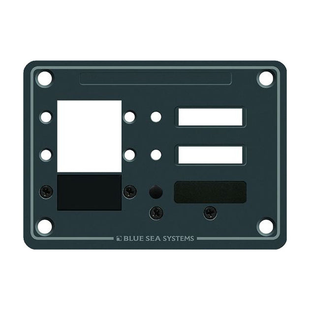 Blue Sea 8088 3 Position DC C-Series Panel - Blank [8088] - Premium Circuit Breakers from Blue Sea Systems - Just $124.99! Shop now at Brushy Creek Marine
