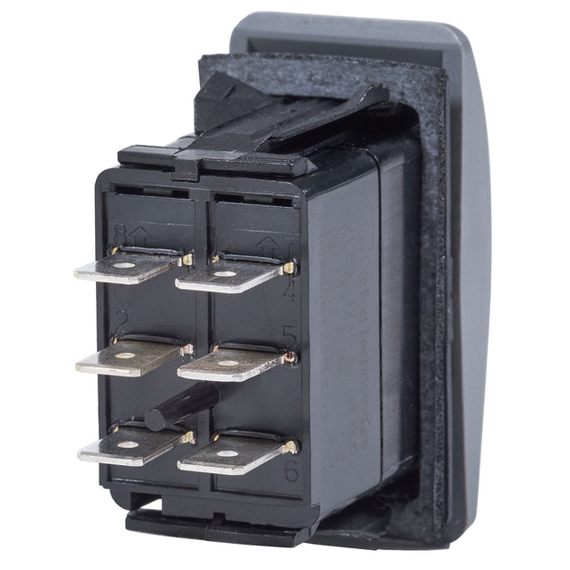 Blue Sea 8222 Water Resistant Contura III Switch - (ON)-OFF-(ON) - Grey [8222] - Premium Switches & Accessories from Blue Sea Systems - Just $32.99! Shop now at Brushy Creek Marine