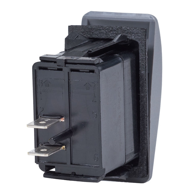 Blue Sea 8231 Water Resistant Contura III Switch - OFF-(ON) - Grey [8231] - Premium Switches & Accessories from Blue Sea Systems - Just $24.99! Shop now at Brushy Creek Marine