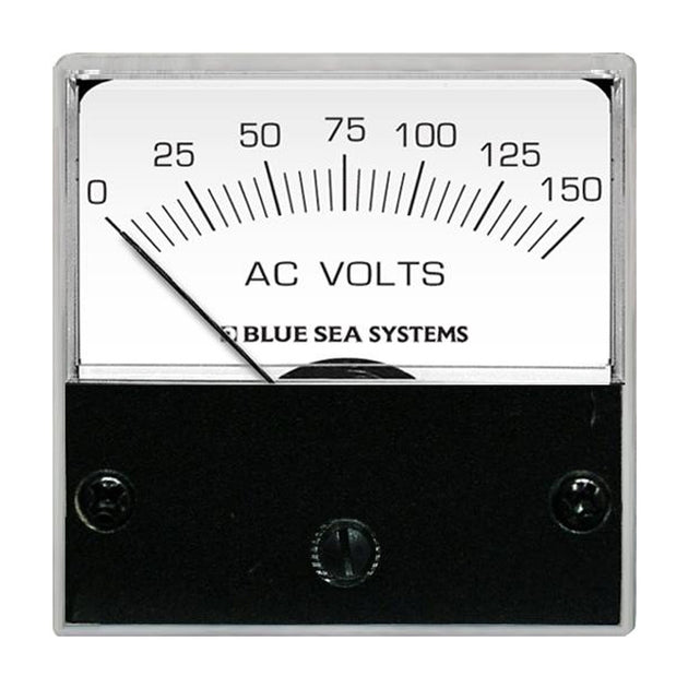 Blue Sea 8244 AC Analog Micro Voltmeter - 2" Face, 0-150 Volts AC [8244] - Premium Meters & Monitoring from Blue Sea Systems - Just $67.99! Shop now at Brushy Creek Marine