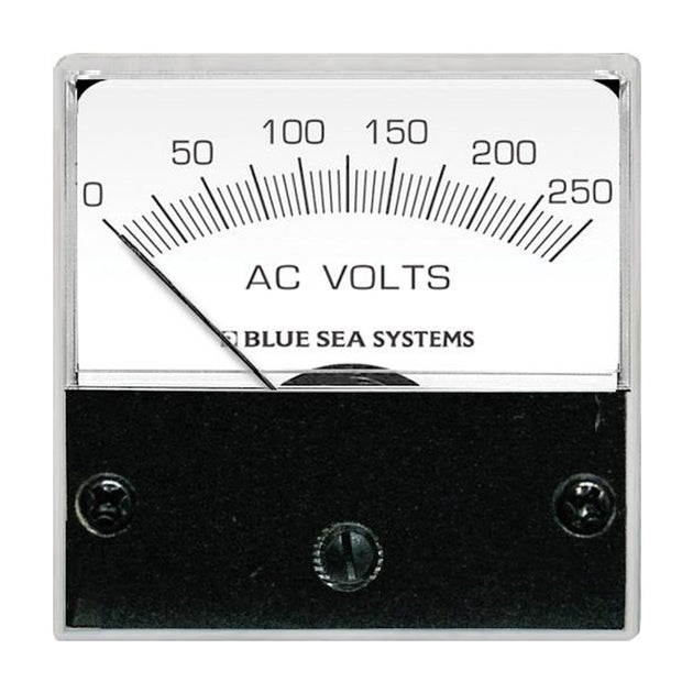 Blue Sea 8245 AC Analog Micro Voltmeter - 2" Face, 0-250 Volts AC [8245] - Premium Meters & Monitoring from Blue Sea Systems - Just $67.99! Shop now at Brushy Creek Marine