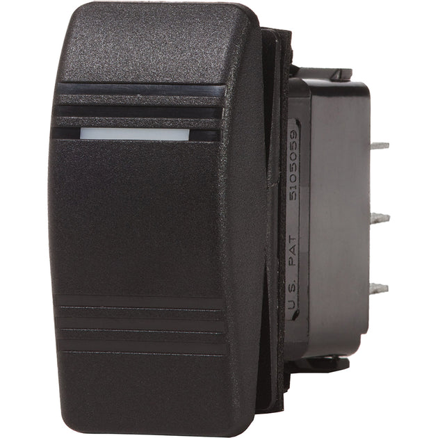Blue Sea 8289 Water Resistant Contura III Switch - DPDT (ON)-OFF-ON - Black [8289] - Premium Switches & Accessories from Blue Sea Systems - Just $34.99! Shop now at Brushy Creek Marine