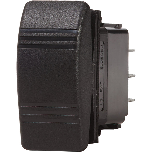 Blue Sea 8290 Water Resistant Contura III Switch - (ON)-OFF-(ON) - Black [8290] - Premium Switches & Accessories from Blue Sea Systems - Just $32.99! Shop now at Brushy Creek Marine
