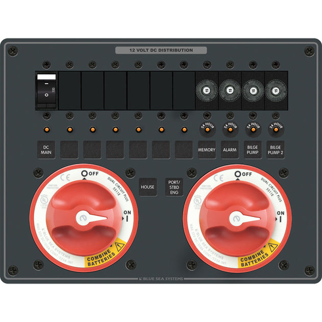 Blue Sea 8693 e-Series Dual Circuit Plus 2 5511e [8693] - Premium Battery Management from Blue Sea Systems - Just $693.99! Shop now at Brushy Creek Marine