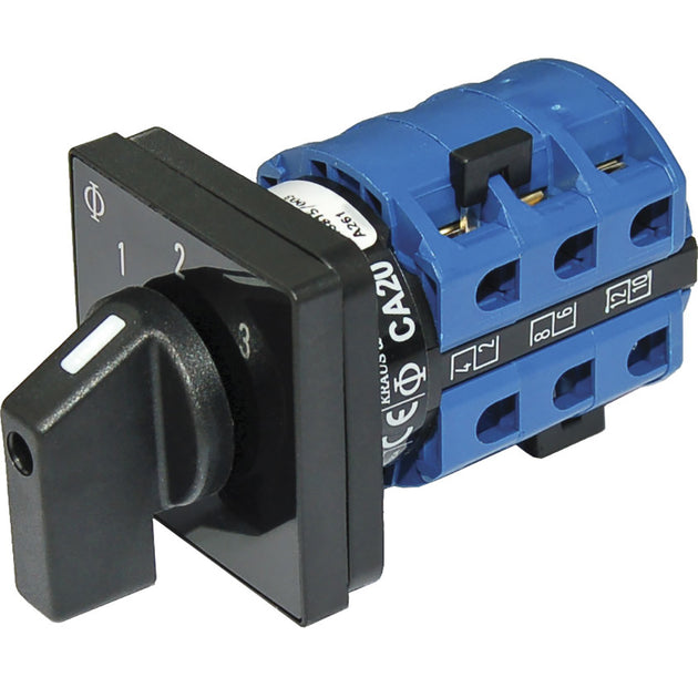 Blue Sea 9010 Switch, AV 120VAC 32A OFF +3 Positions [9010] - Premium Switches & Accessories from Blue Sea Systems - Just $283.99! Shop now at Brushy Creek Marine