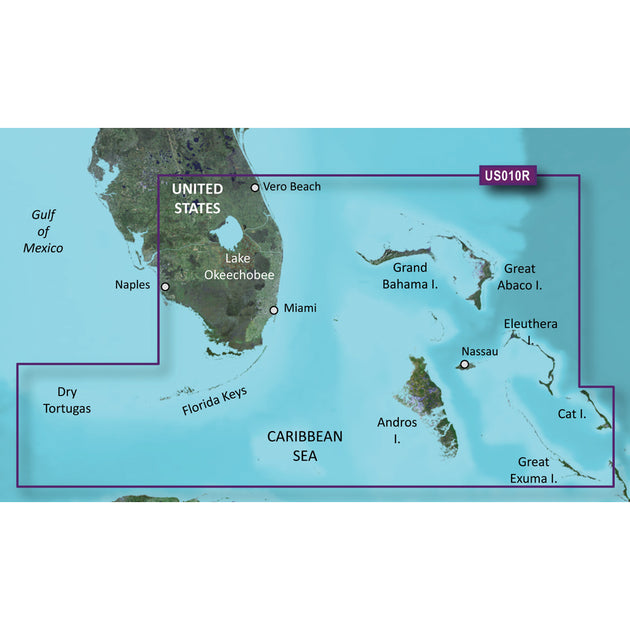 Garmin BlueChart g3 Vision HD - VUS010R - Southeast Florida - microSD/SD [010-C0711-00] - Premium Garmin BlueChart Vision from Garmin - Just $349.99! Shop now at Brushy Creek Marine