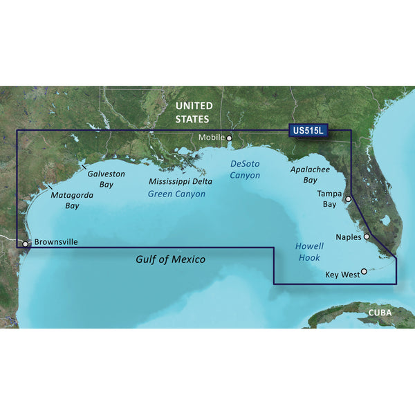 Garmin BlueChart g3 Vision HD - VUS515L - Brownsville - Key Largo - microSD/SD [010-C0744-00] - Premium Garmin BlueChart Vision from Garmin - Just $449.99! Shop now at Brushy Creek Marine