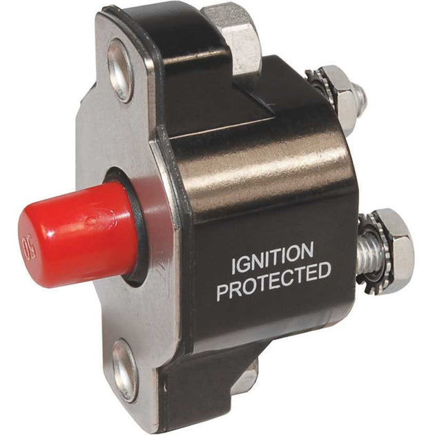 Blue Sea 2141 Medium Duty Push Button Reset-Only - 40A [2141] - Premium Circuit Breakers from Blue Sea Systems - Just $82.99! Shop now at Brushy Creek Marine