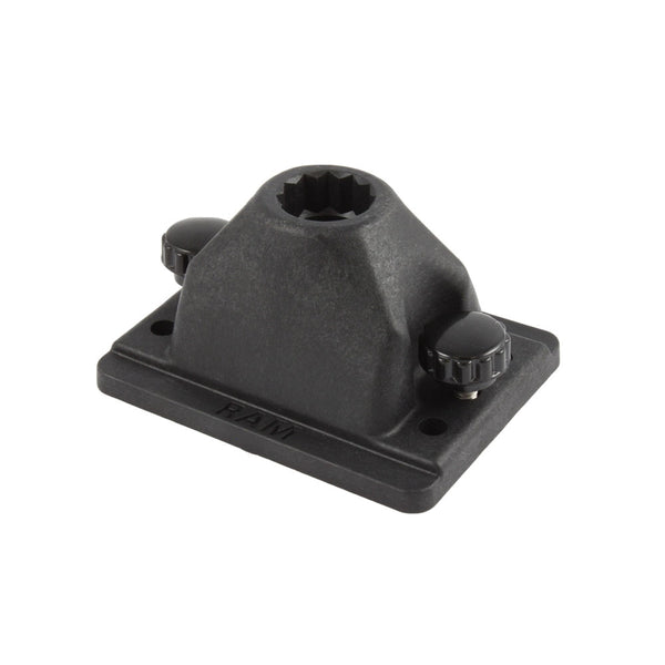 RAM Mount RAM Rod 2000 Deck & Track Mount Base Only [RAM-114DTMU] - Premium Accessories from RAM Mounting Systems - Just $23.49! Shop now at Brushy Creek Marine
