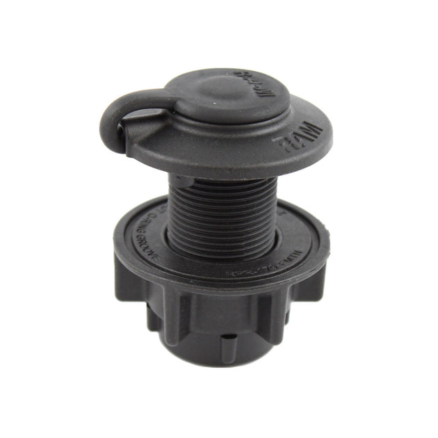 RAM Mount RAM ROD Round Flush Base for Spline Posts [RAM-114FMTU] - Premium Accessories from RAM Mounting Systems - Just $16.99! Shop now at Brushy Creek Marine