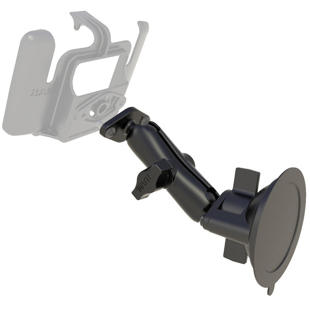 RAM Mount Base Suction Mount Twist Lock - Requires RAM Cradle [RAM-B-166U] - Premium GPS - Accessories from RAM Mounting Systems - Just $43.49! Shop now at Brushy Creek Marine