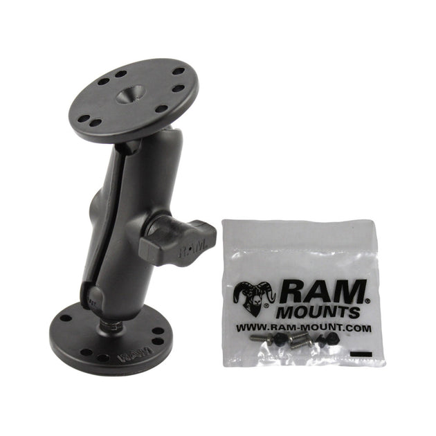 RAM Mount Double Socket Arm f/Garmin Marine Fixed Mount GPS 1" [RAM-B-101-G2U] - Premium Marine Electronics Mounts from RAM Mounting Systems - Just $36.99! Shop now at Brushy Creek Marine