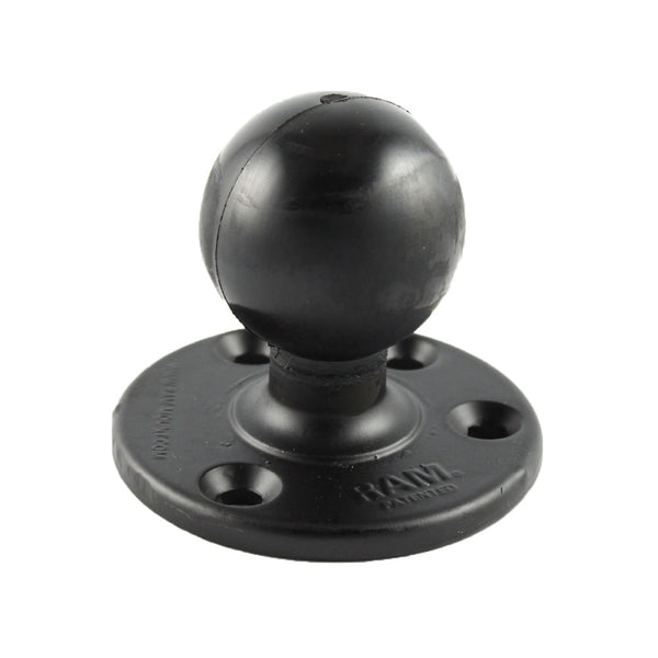 RAM Mount 3.68" Diameter Base w/2.25" D Size Ball [RAM-D-202U] - Premium GPS - Accessories from RAM Mounting Systems - Just $35.49! Shop now at Brushy Creek Marine