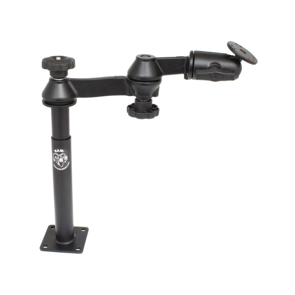 RAM Mount Double Swing Arm 8" Male 9" Female Tube [RAM-VP-SW1-89] - Premium Vehicle Laptop Mounts from RAM Mounting Systems - Just $161.99! Shop now at Brushy Creek Marine