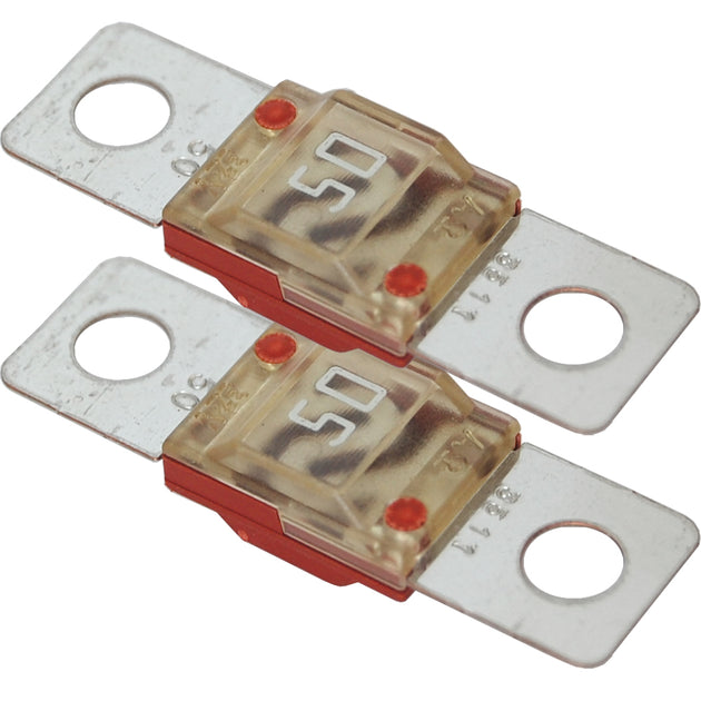 Blue Sea 5252 MIDI/AMI Fuse 50 Amp - Pair [5252] - Premium Fuse Blocks & Fuses from Blue Sea Systems - Just $10.99! Shop now at Brushy Creek Marine