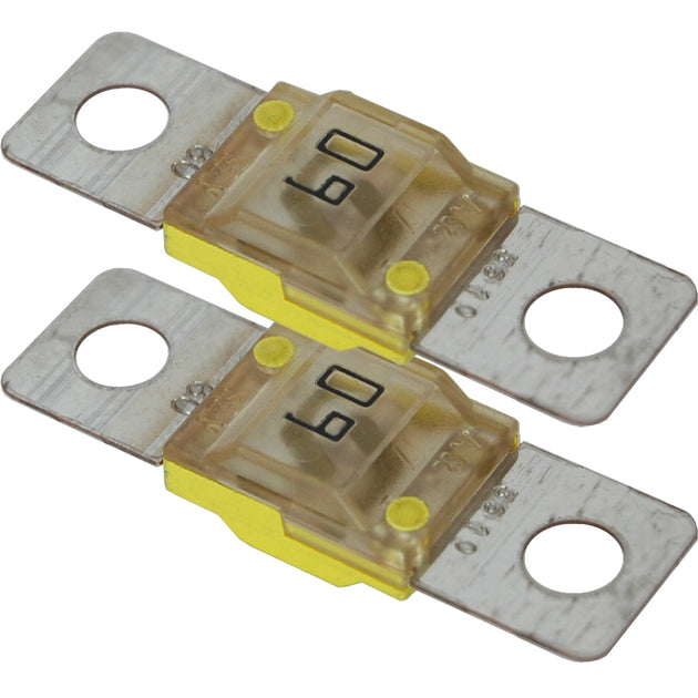 Blue Sea 5253 MIDI/AMI Fuse 60 Amp - Pair [5253] - Premium Fuse Blocks & Fuses from Blue Sea Systems - Just $10.99! Shop now at Brushy Creek Marine