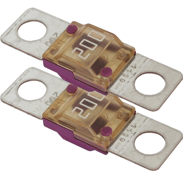Blue Sea 5260 MIDI/AMI Fuse 200 Amp - Pair [5260] - Premium Fuse Blocks & Fuses from Blue Sea Systems - Just $10.99! Shop now at Brushy Creek Marine