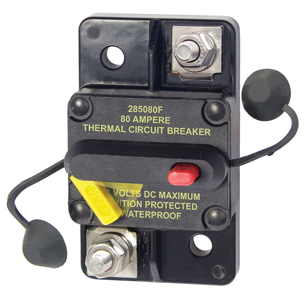 Blue Sea 7186 80 Amp Circuit Breaker Surface Mount 285 Series [7186] - Premium Circuit Breakers from Blue Sea Systems - Just $89.99! Shop now at Brushy Creek Marine