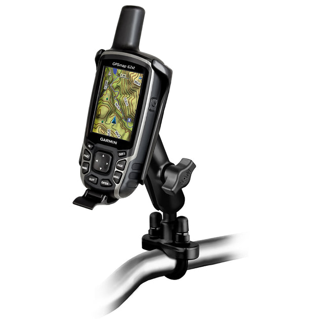 RAM Mount Garmin GPSMAP 62 Series Handlebar Rail Mount [RAM-B-149Z-GA41U] - Premium GPS - Accessories from RAM Mounting Systems - Just $49.99! Shop now at Brushy Creek Marine