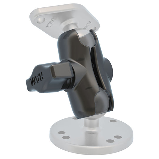 RAM Mount Short Double Socket Arm f/1" Ball Bases [RAM-B-201U-A] - Premium B Size from RAM Mounting Systems - Just $16.49! Shop now at Brushy Creek Marine