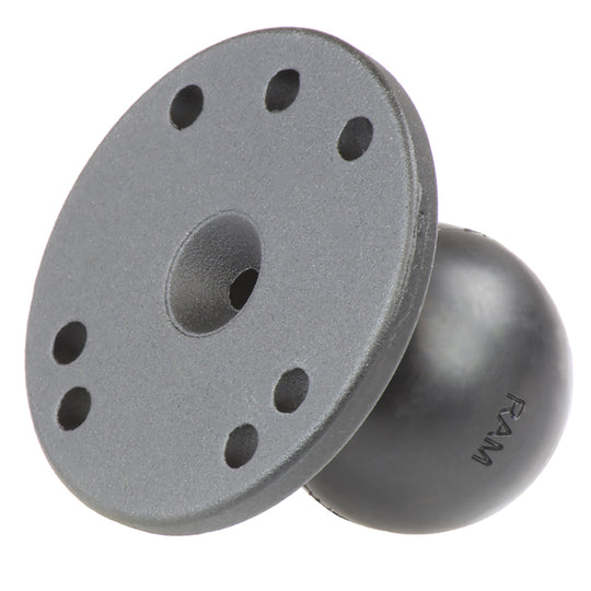 RAM Mount 2-1/2" Diameter Base w/1.5" Ball [RAM-202U] - Premium GPS - Accessories from RAM Mounting Systems - Just $17.49! Shop now at Brushy Creek Marine