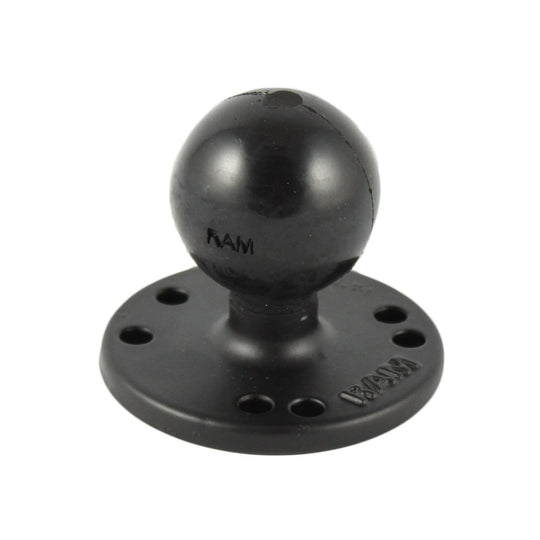 RAM Mount 2-1/2" Diameter Base w/1.5" Ball [RAM-202U] - Premium GPS - Accessories from RAM Mounting Systems - Just $17.49! Shop now at Brushy Creek Marine