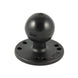 RAM Mount 2-1/2" Diameter Base w/1.5" Ball [RAM-202U] - Premium GPS - Accessories from RAM Mounting Systems - Just $17.49! Shop now at Brushy Creek Marine