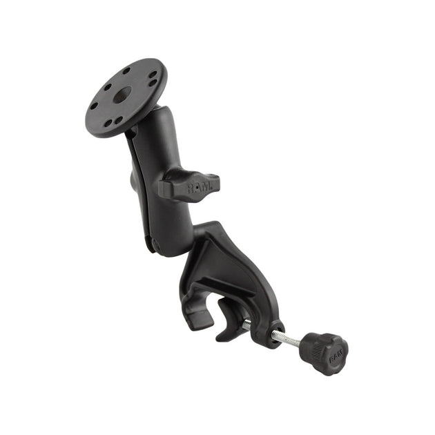 RAM Mount Yoke Clamp Mount w/Double Socket Arm & Round Base [RAM-B-121-202U] - Premium Aviation from RAM Mounting Systems - Just $53.49! Shop now at Brushy Creek Marine