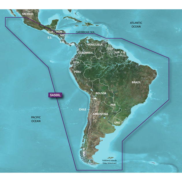 Garmin BlueChart g3 HD - HXSA600X - South America - microSD/SD [010-C1067-20] - Premium Garmin BlueChart Foreign from Garmin - Just $219.99! Shop now at Brushy Creek Marine