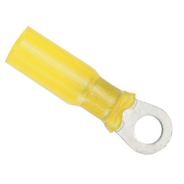 Ancor 12-10 Gauge - #8 Heat Shrink Ring Terminal - 100-Pack [312299] - Premium Terminals from Ancor - Just $81.99! Shop now at Brushy Creek Marine