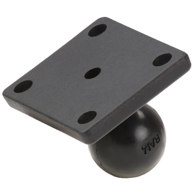 RAM Mount Square 2" x 1.7" Base w/1" Ball [RAM-B-347U] - Premium GPS - Accessories from RAM Mounting Systems - Just $9.49! Shop now at Brushy Creek Marine