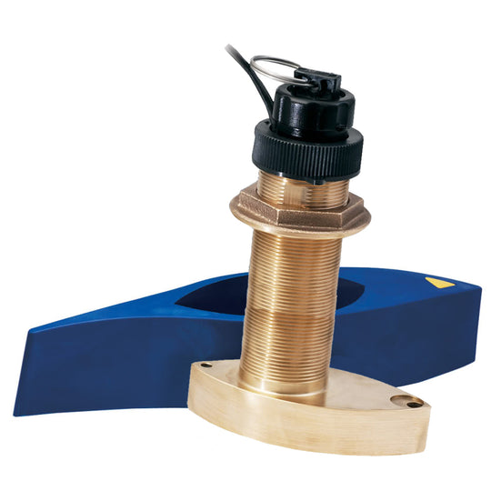 Garmin B744VL Long Stem Bronze Thru-Hull Depth/Temp/Speed w/FB - 8 Pin [010-10193-22] - Premium Transducers from Garmin - Just $649.99! Shop now at Brushy Creek Marine