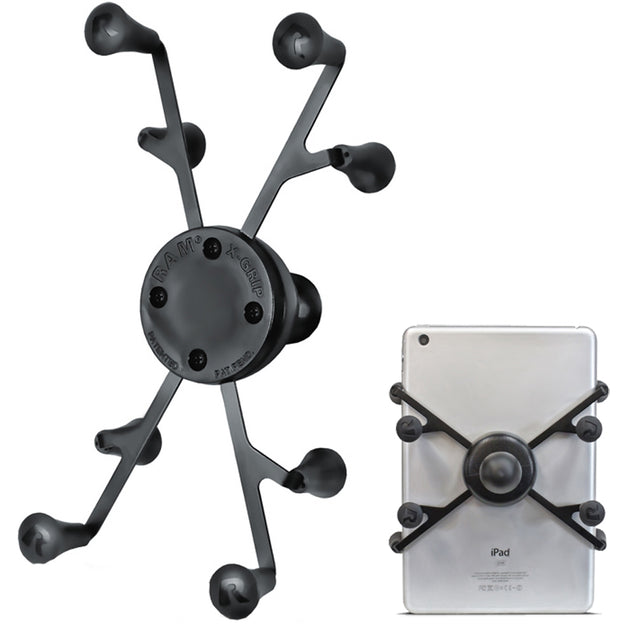 RAM Mount X-Grip Universal Tablet Holder w/1" Ball [RAM-HOL-UN8BU] - Premium Tablet Mounts from RAM Mounting Systems - Just $48.49! Shop now at Brushy Creek Marine