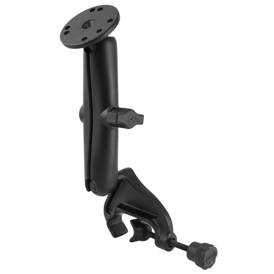 RAM Mount Yoke Mount Long Arm w/2.5" Round Base [RAM-B-121U-C] - Premium Aviation from RAM Mounting Systems - Just $63.49! Shop now at Brushy Creek Marine