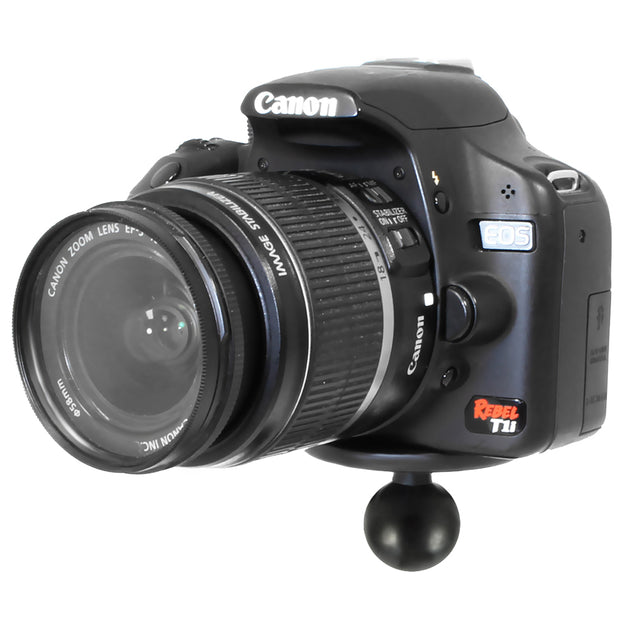 RAM Mount 2.5" Round Base w/1" Ball and 1/4"-20 Threaded Male Post [RAM-B-202AU] - Premium Camera Mounts from RAM Mounting Systems - Just $15.49! Shop now at Brushy Creek Marine