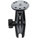RAM Mount Double Socket Arm w/2.5" Round Base [RAM-B-103U] - Premium Surface Mount from RAM Mounting Systems - Just $25.49! Shop now at Brushy Creek Marine