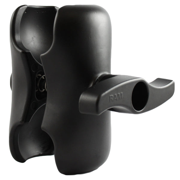 RAM Mount Double Socket Short Arm f/3-3/8" E Size Ball Base [RAM-E-201U-D] - Premium E Size from RAM Mounting Systems - Just $131.99! Shop now at Brushy Creek Marine