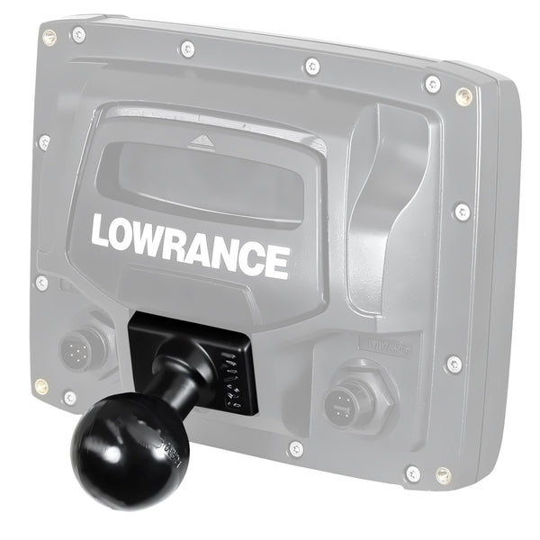 RAM Mount Quick Release Mount f/Lowrance Elite and Mark [RAM-202U-LO11] - Premium Marine Electronics Mounts from RAM Mounting Systems - Just $17.49! Shop now at Brushy Creek Marine