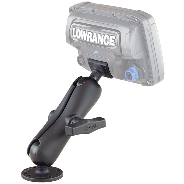 RAM Mount Quick Release Mount f/Lowrance Mark & Elite 5 [RAM-101-LO11] - Premium Marine Electronics Mounts from RAM Mounting Systems - Just $63.49! Shop now at Brushy Creek Marine
