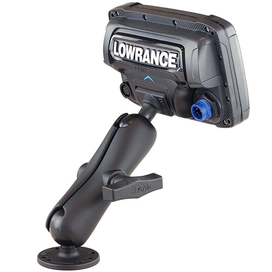 RAM Mount Quick Release Mount f/Lowrance Mark & Elite 5 [RAM-101-LO11] - Premium Marine Electronics Mounts from RAM Mounting Systems - Just $63.49! Shop now at Brushy Creek Marine