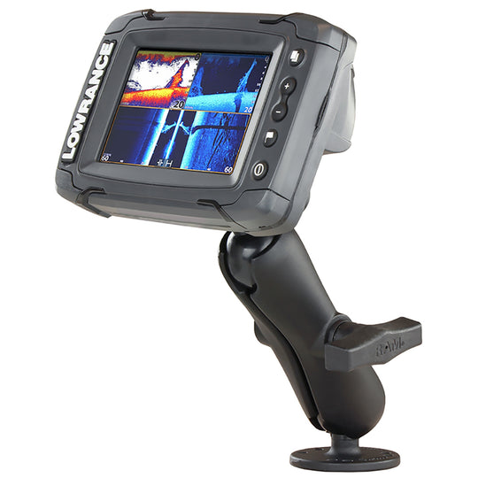 RAM Mount Quick Release Mount f/Lowrance Mark & Elite 5 [RAM-101-LO11] - Premium Marine Electronics Mounts from RAM Mounting Systems - Just $63.49! Shop now at Brushy Creek Marine