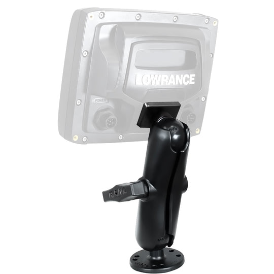 RAM Mount Quick Release Mount f/Lowrance Mark & Elite 5 [RAM-101-LO11] - Premium Marine Electronics Mounts from RAM Mounting Systems - Just $63.49! Shop now at Brushy Creek Marine