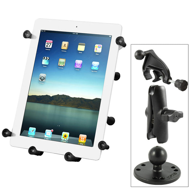 RAM Mount Universal X-Grip III Large Tablet Holder - Fits New iPad - Includes Yoke Mount [RAM-B-121-UN9U] - Premium iPad/iPhone/iPod Mounts from RAM Mounting Systems - Just $149.49! Shop now at Brushy Creek Marine