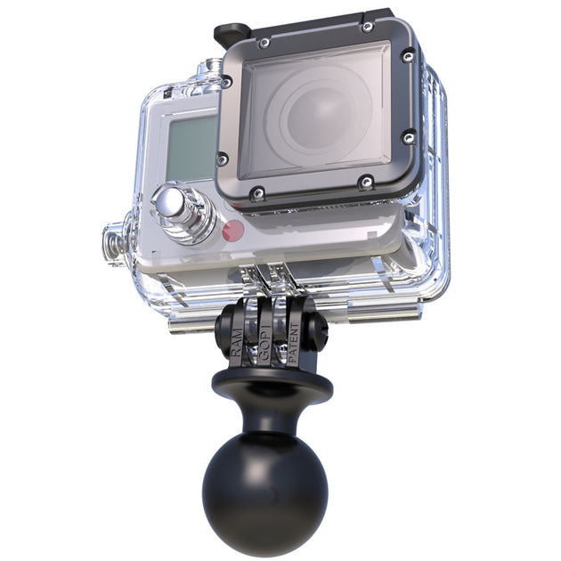 RAM Mount GoPro Adapter w/1" Ball [RAP-B-202U-GOP1] - Premium Accessories from RAM Mounting Systems - Just $11.49! Shop now at Brushy Creek Marine