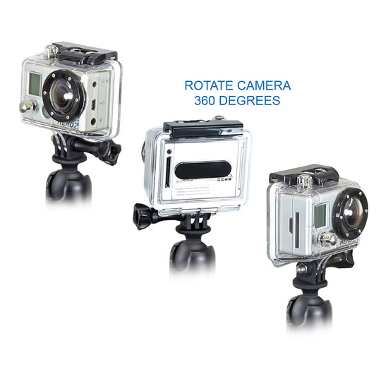 RAM Mount GoPro Adapter w/1" Ball [RAP-B-202U-GOP1] - Premium Accessories from RAM Mounting Systems - Just $11.49! Shop now at Brushy Creek Marine