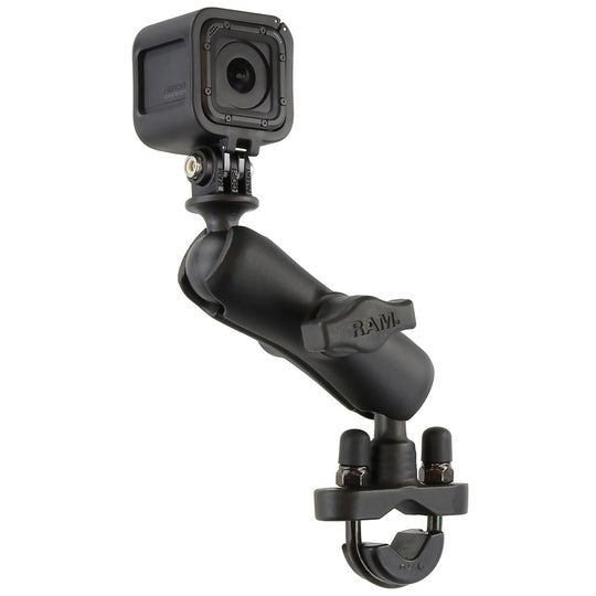RAM Mount GoPro Hero Adapter Handlebar Rail Mount [RAM-B-149Z-GOP1U] - Premium Accessories from RAM Mounting Systems - Just $43.49! Shop now at Brushy Creek Marine