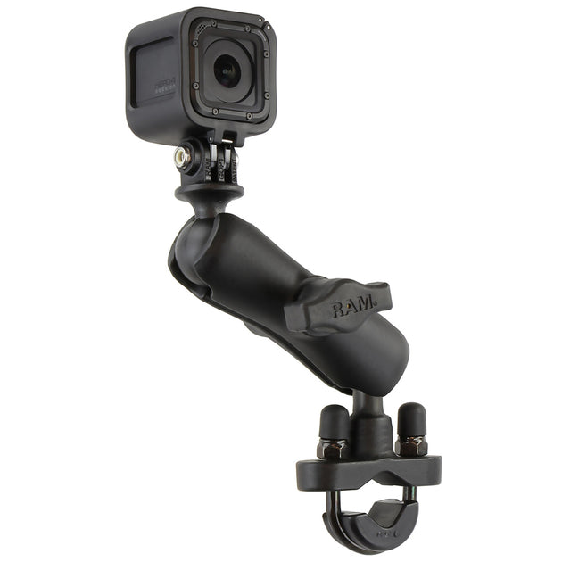 RAM Mount GoPro Hero Adapter Handlebar Rail Mount [RAM-B-149Z-GOP1U] - Premium Accessories from RAM Mounting Systems - Just $43.49! Shop now at Brushy Creek Marine